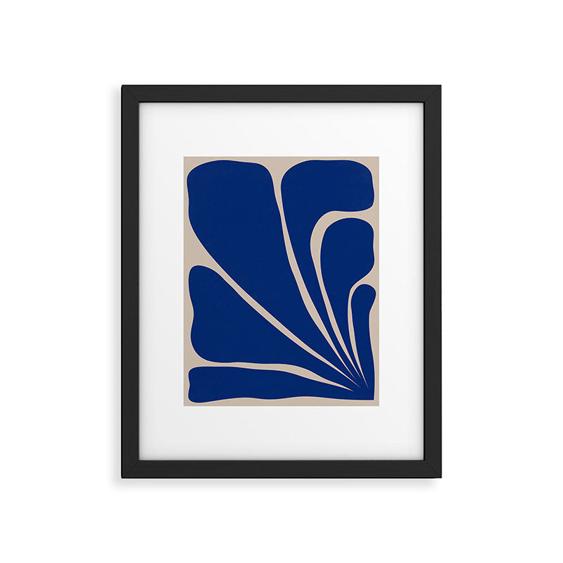 Six Leaf Plant - 2/3 Framed Art Print