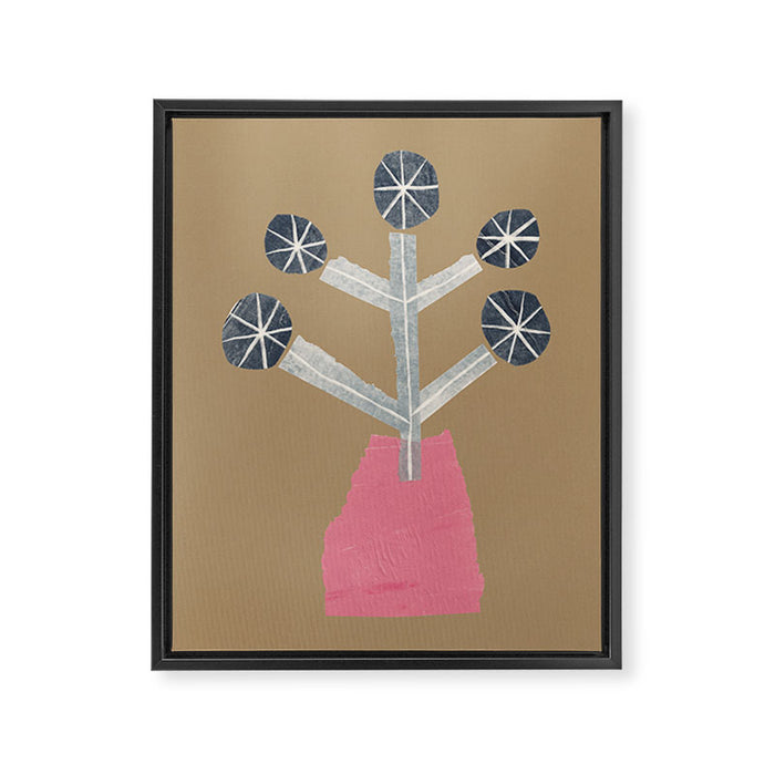 Small Collage: Bouquet Framed Canvas Print Gallery Image 1