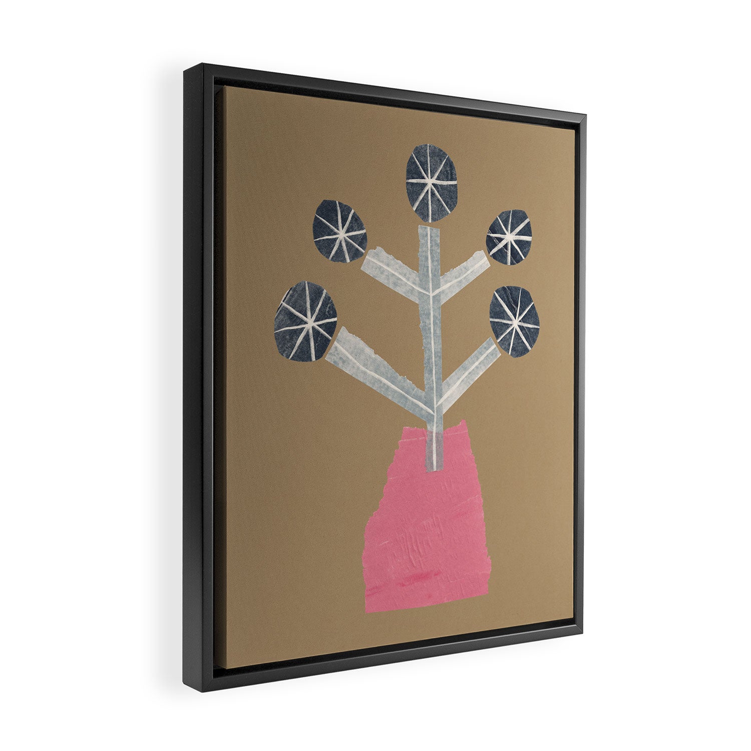 Small Collage: Bouquet Framed Canvas Print Gallery Image 2