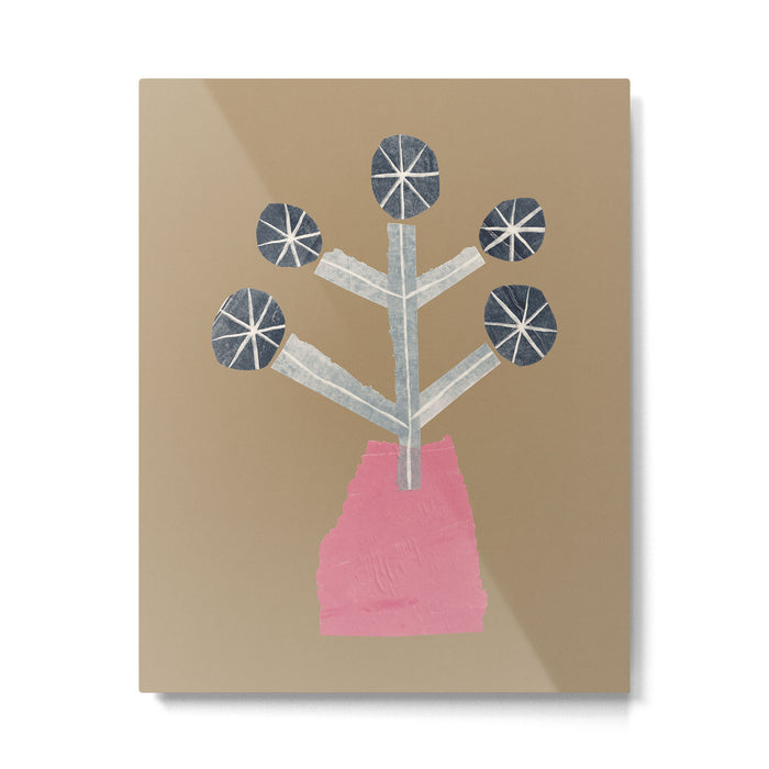 Small Collage: Bouquet Metal Print Gallery Image 1