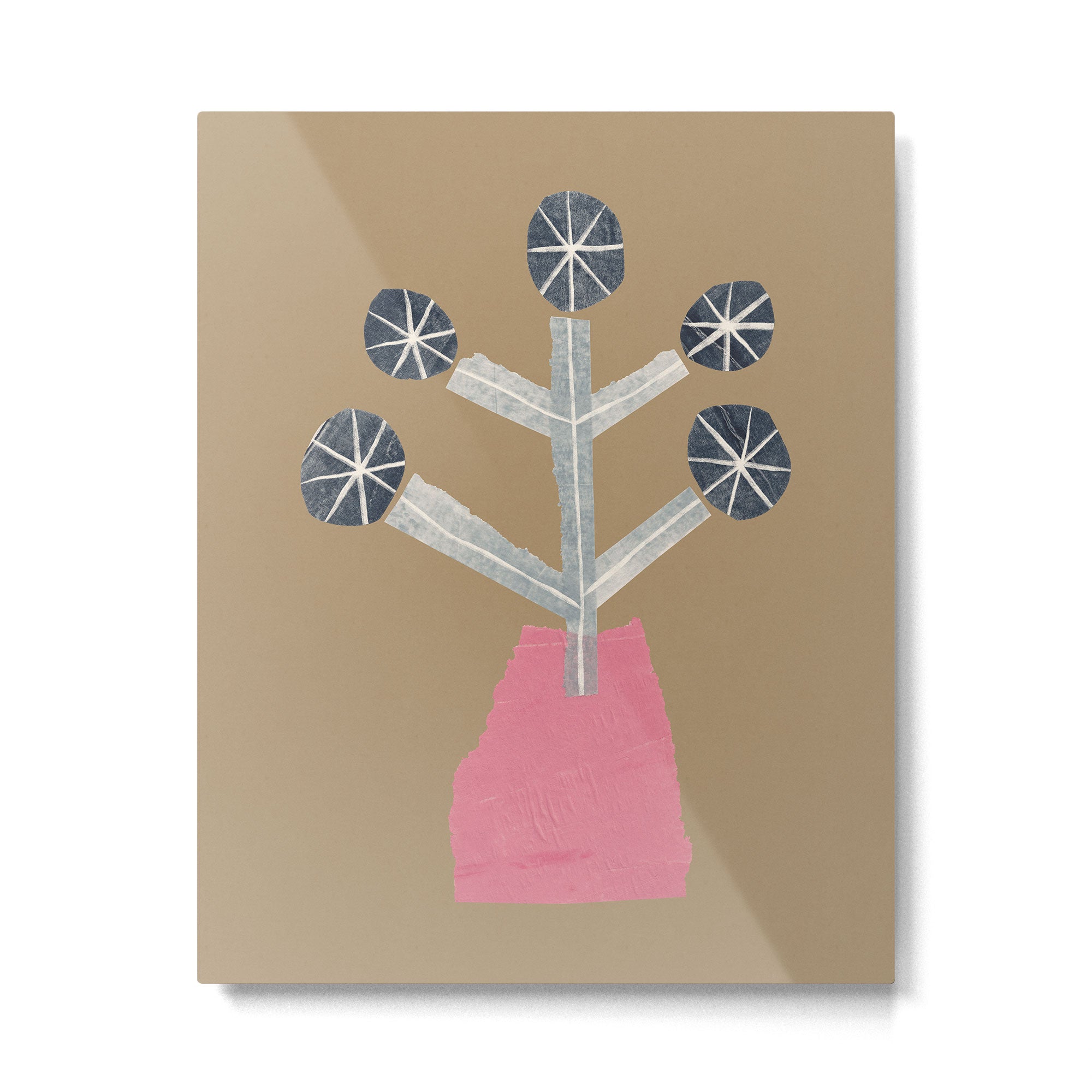 Small Collage: Bouquet Metal Print Gallery Image 4