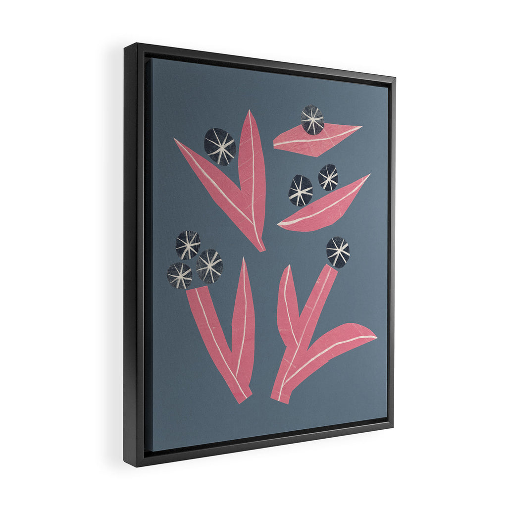 Small Collage: Florals Framed Canvas Print Gallery Image 2