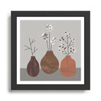 Still Life with Three Vases Framed Art Print Gallery Image 1