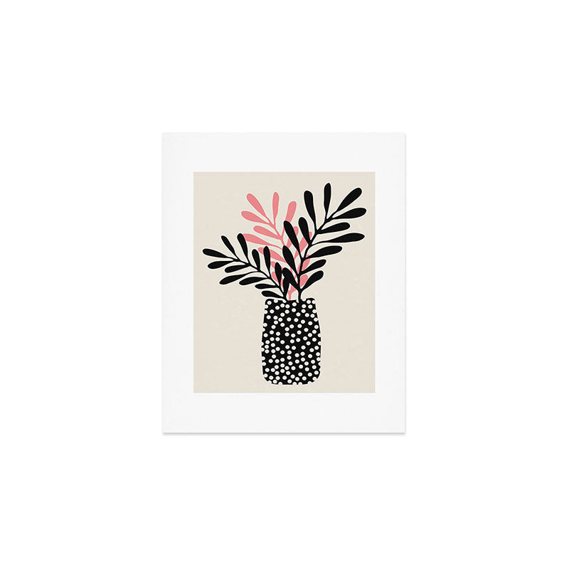 Still Life with Vase and Three Branches Art Print Gallery Image 1