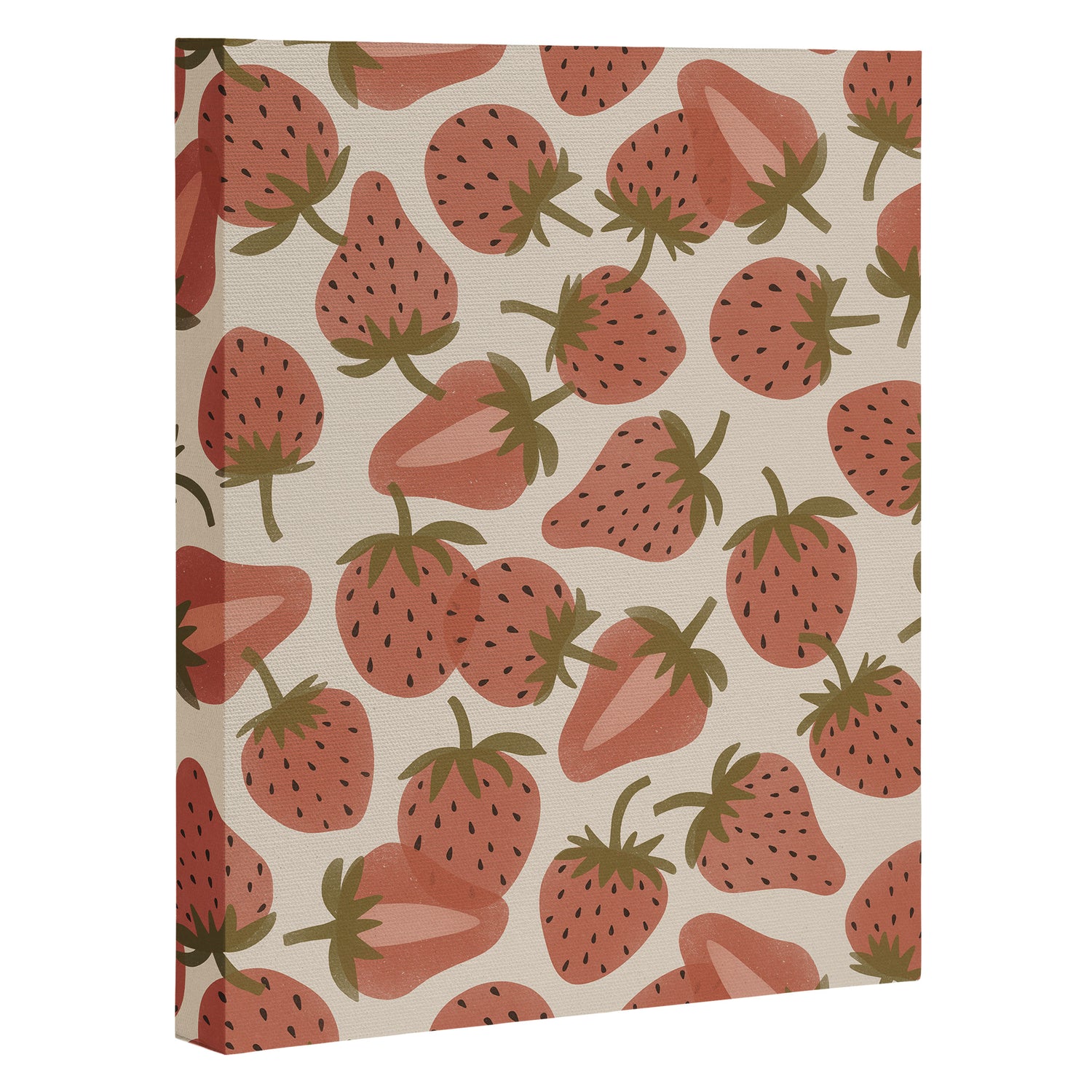 Strawberry Bowl Canvas Print Gallery Image 3