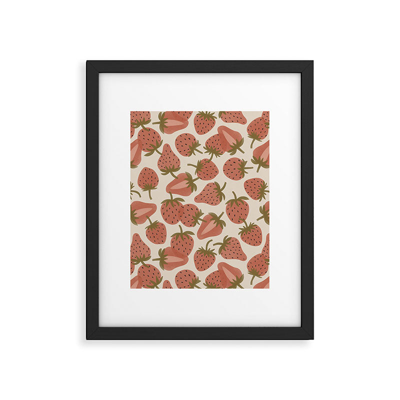 Strawberry Bowl Framed Art Print Gallery Image 4