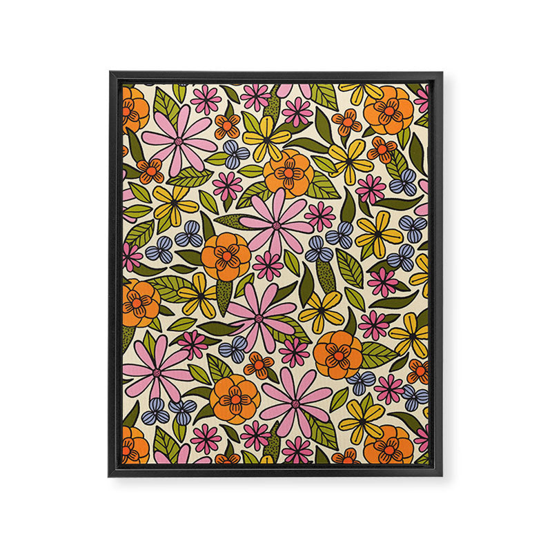 Summer Garden #11 Framed Canvas Print Gallery Image 6