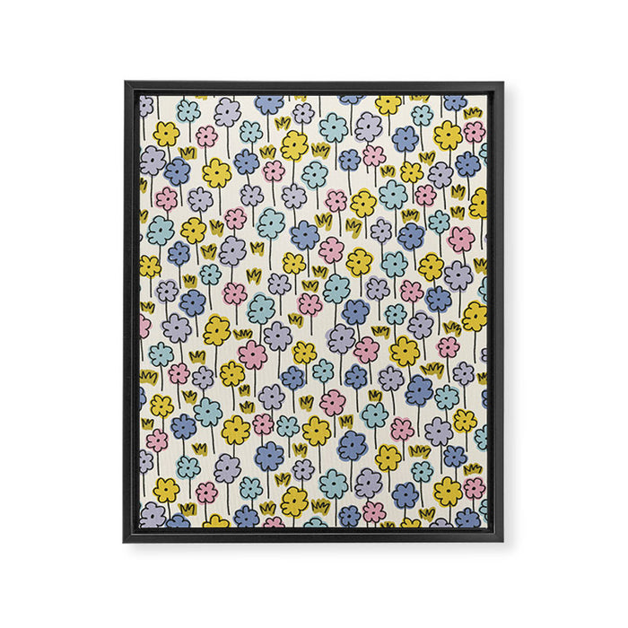 Summer Garden #13 Framed Canvas Print Gallery Image 1