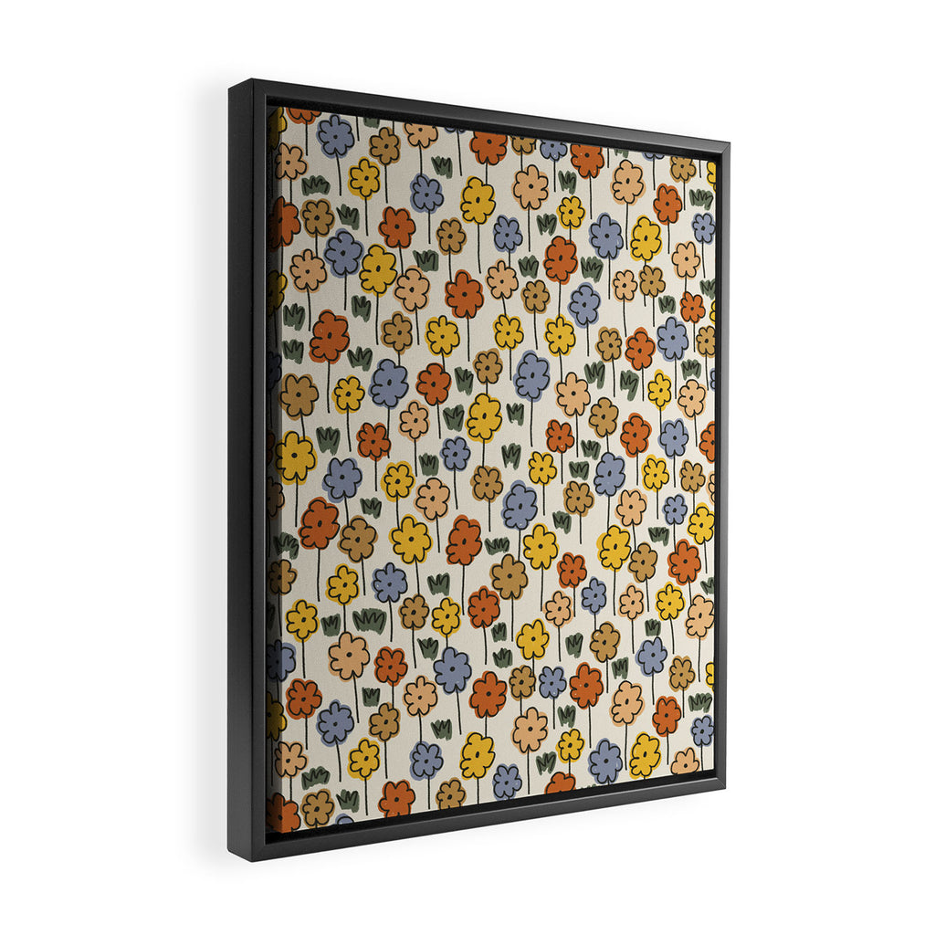 Summer Garden #14 Framed Canvas Print Gallery Image 2