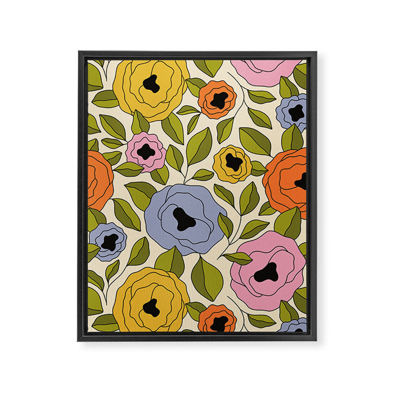 Summer Garden #15 Framed Canvas Print Gallery Image 8