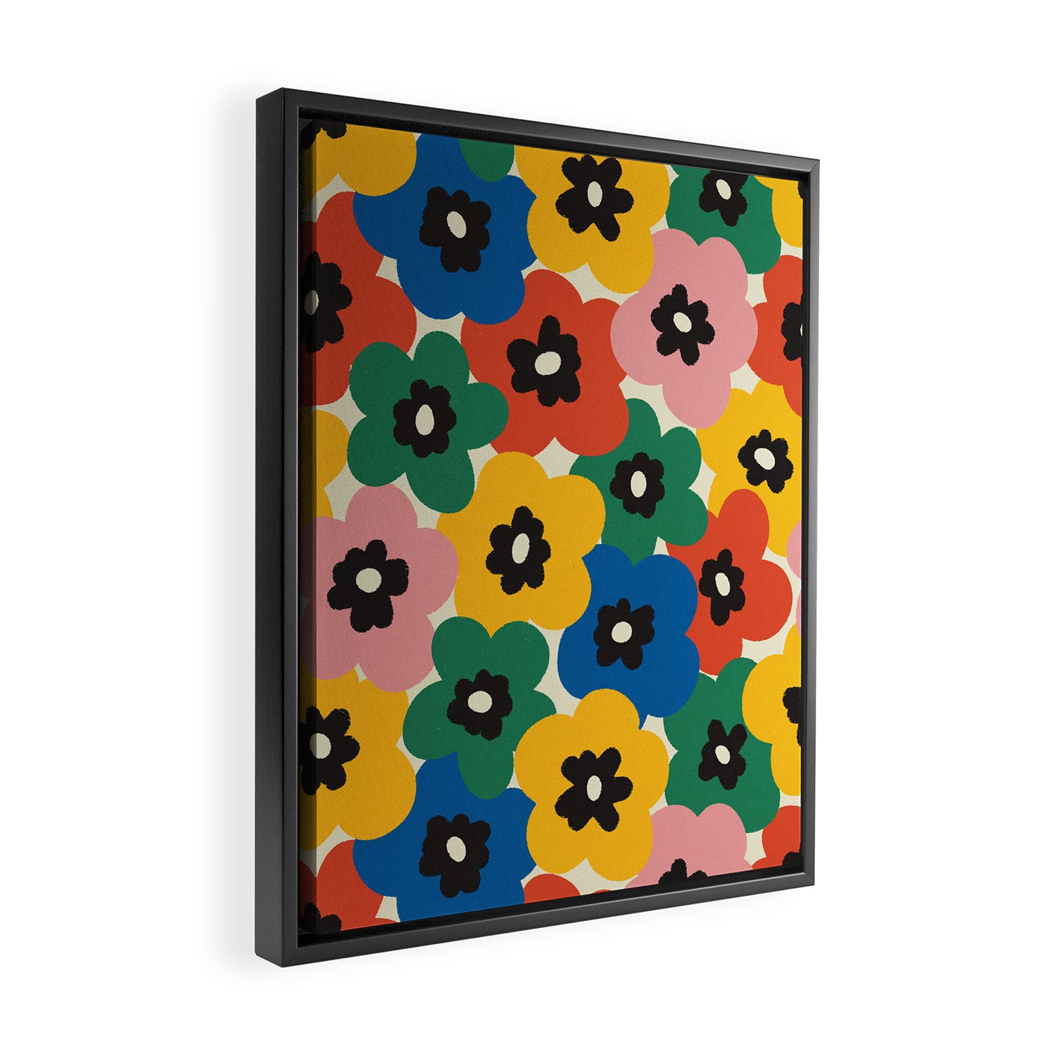 Summer Garden #3 Framed Canvas Print Gallery Image 2
