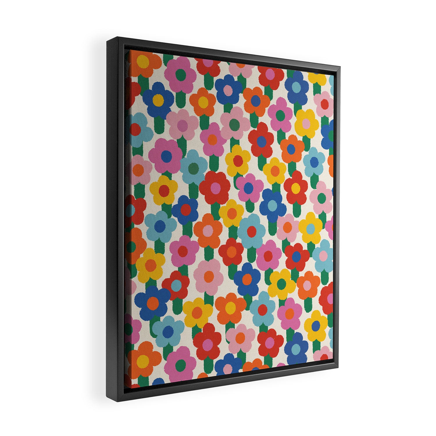 Summer Garden #5 Framed Canvas Print Gallery Image 2