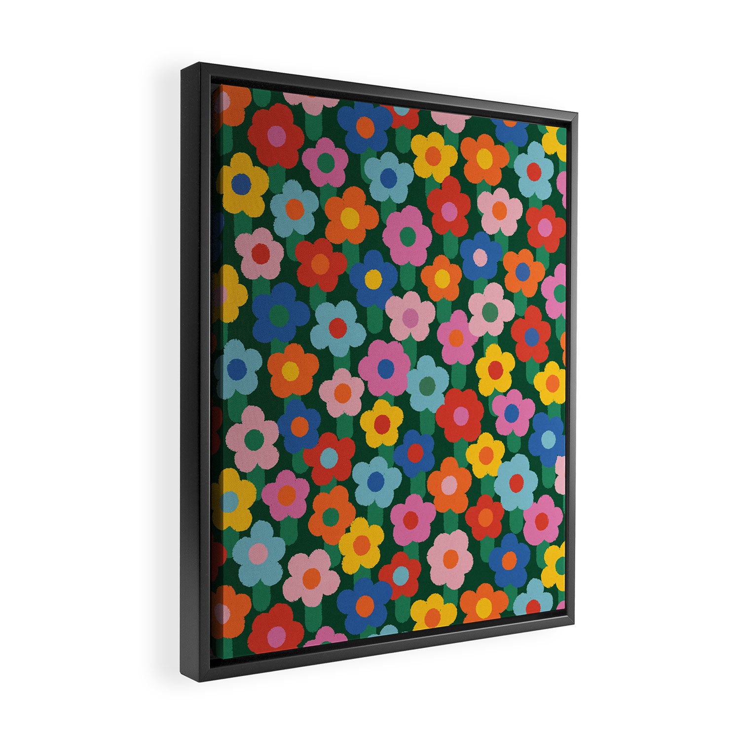Summer Garden #6 Framed Canvas Print Gallery Image 2