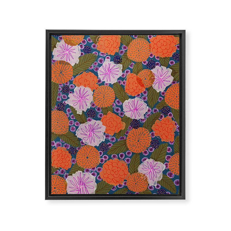 Summer Garden #9 Framed Canvas Print Gallery Image 6