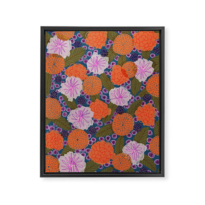 Summer Garden #9 Framed Canvas Print Gallery Image 1