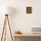 Summer Garden / Green & Orange Canvas Print Gallery Image 2