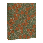 Summer Garden / Green & Orange Canvas Print Gallery Image 6