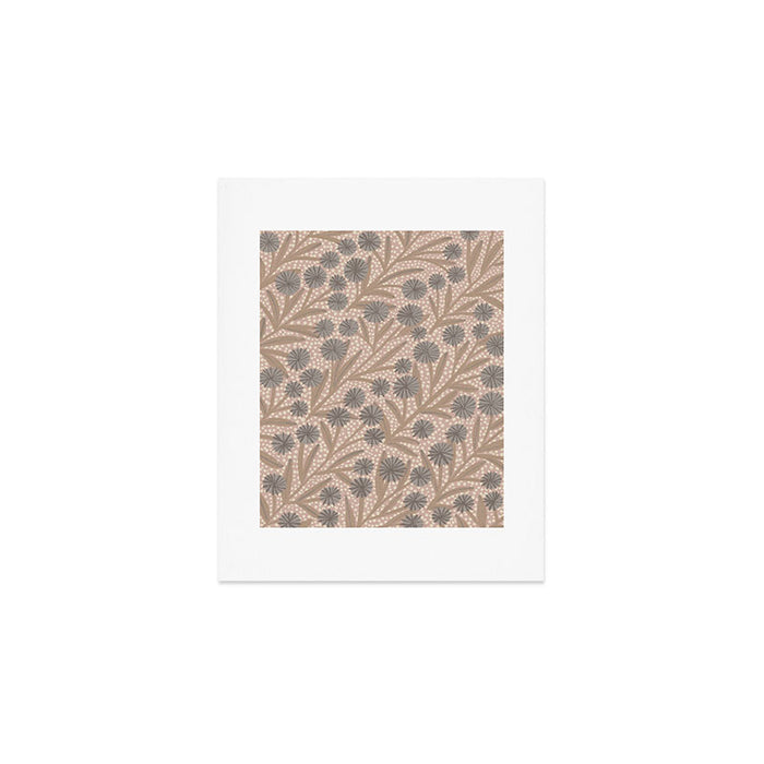 Summer Garden / Pink & Gray Art Print Gallery Image 1