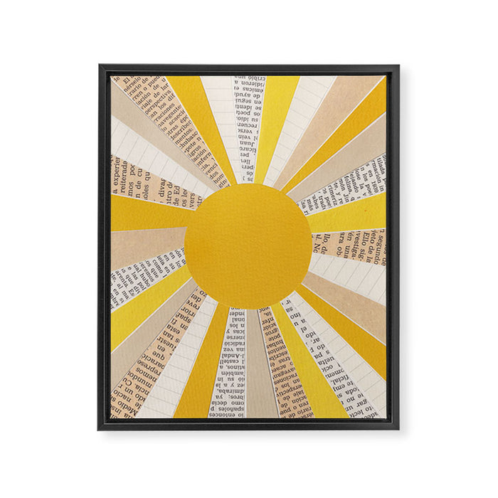 Sunshine Framed Canvas Print Gallery Image 1