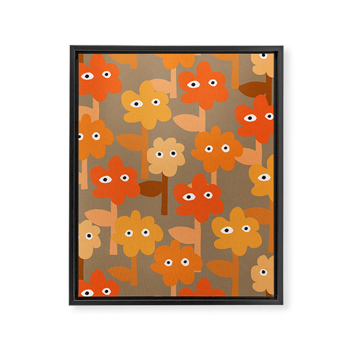 Suspicious Garden #2 Framed Canvas Print Gallery Image 1