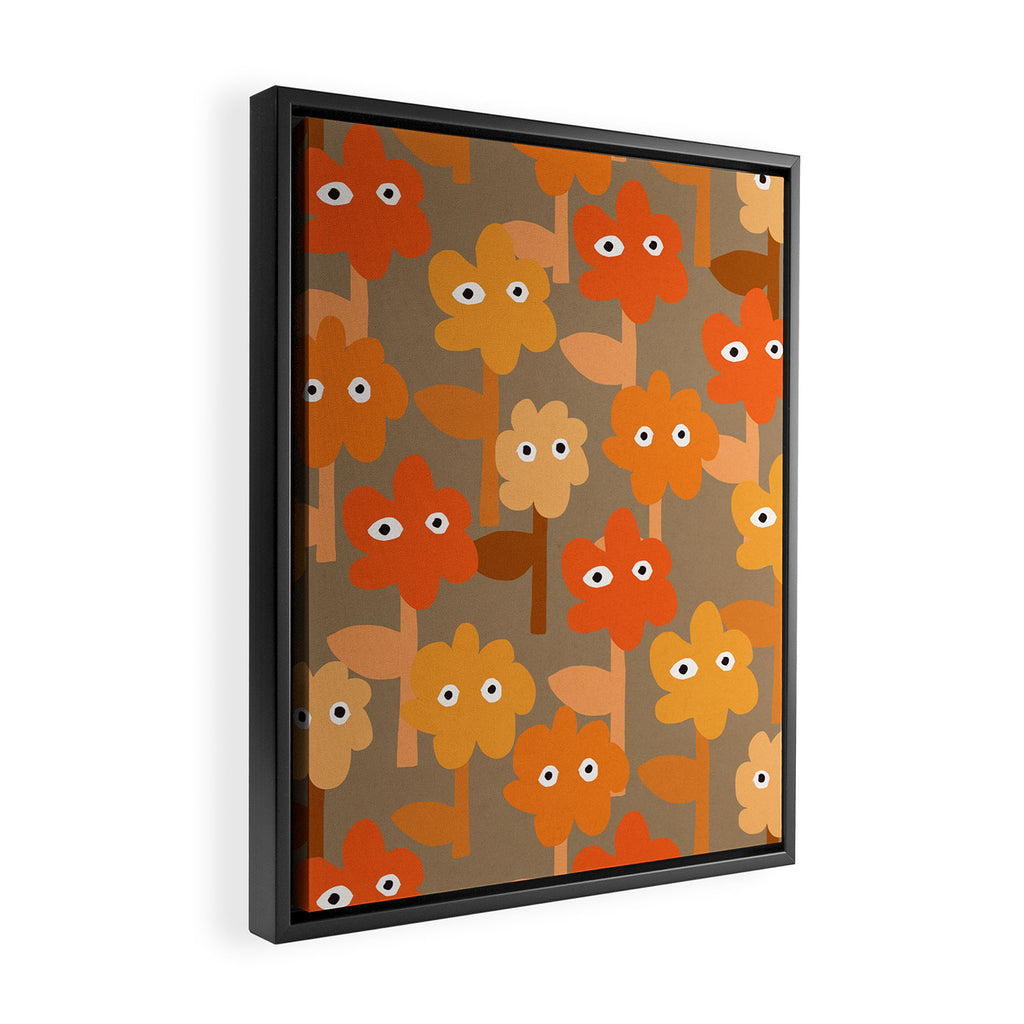 Suspicious Garden #2 Framed Canvas Print Gallery Image 2