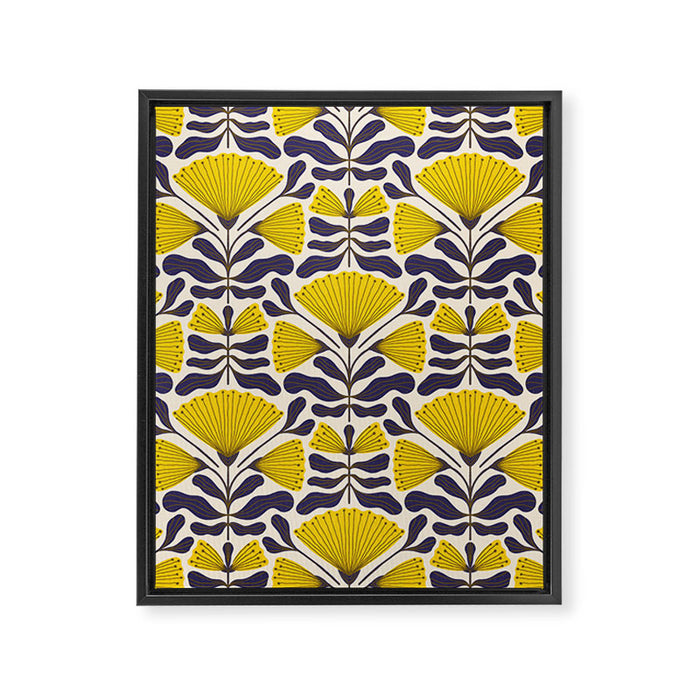 Symmetrical Garden #1 Framed Canvas Print Gallery Image 1