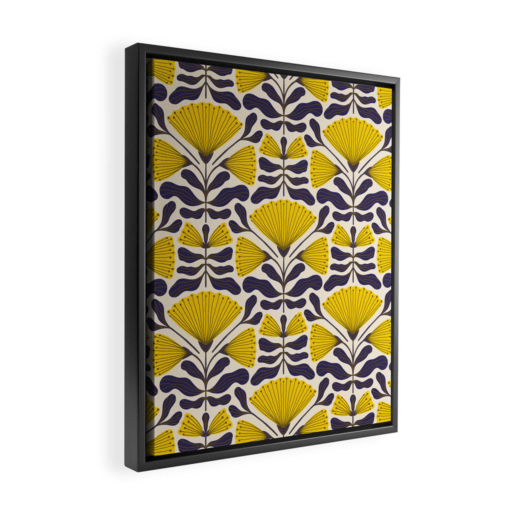 Symmetrical Garden #1 Framed Canvas Print Gallery Image 2