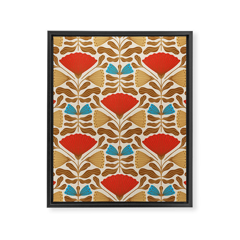 Symmetrical Garden #2 Framed Canvas Print Gallery Image 8
