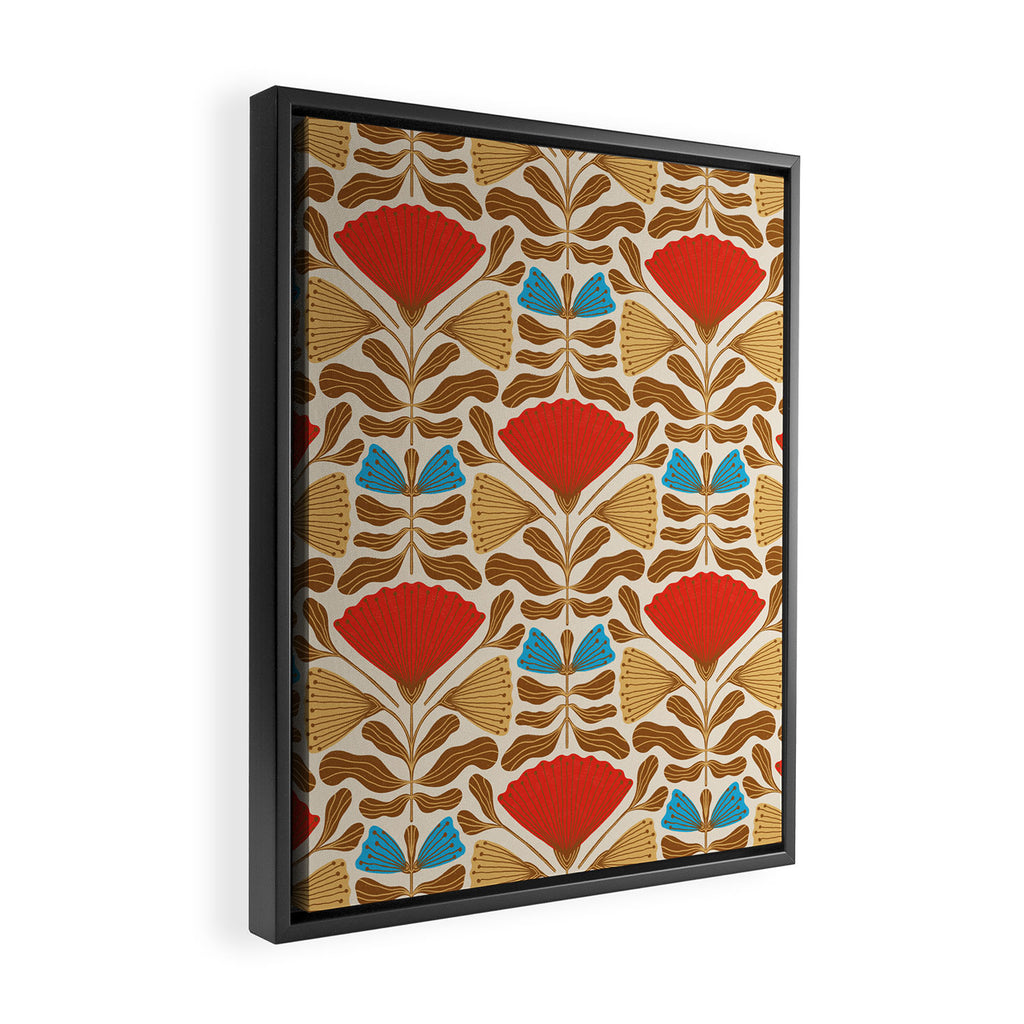 Symmetrical Garden #2 Framed Canvas Print Gallery Image 2