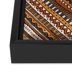 Symmetrical Pattern Framed Canvas Print Gallery Image 3