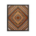 Symmetrical Pattern Framed Canvas Print Gallery Image 8