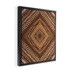Symmetrical Pattern Framed Canvas Print Gallery Image 2