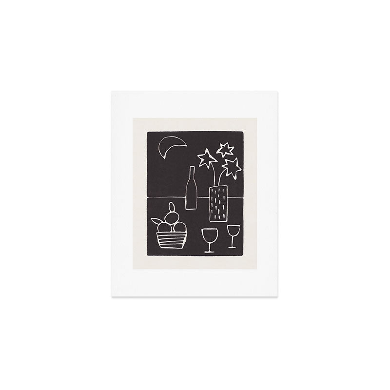 Table for Two Art Print Gallery Image 1