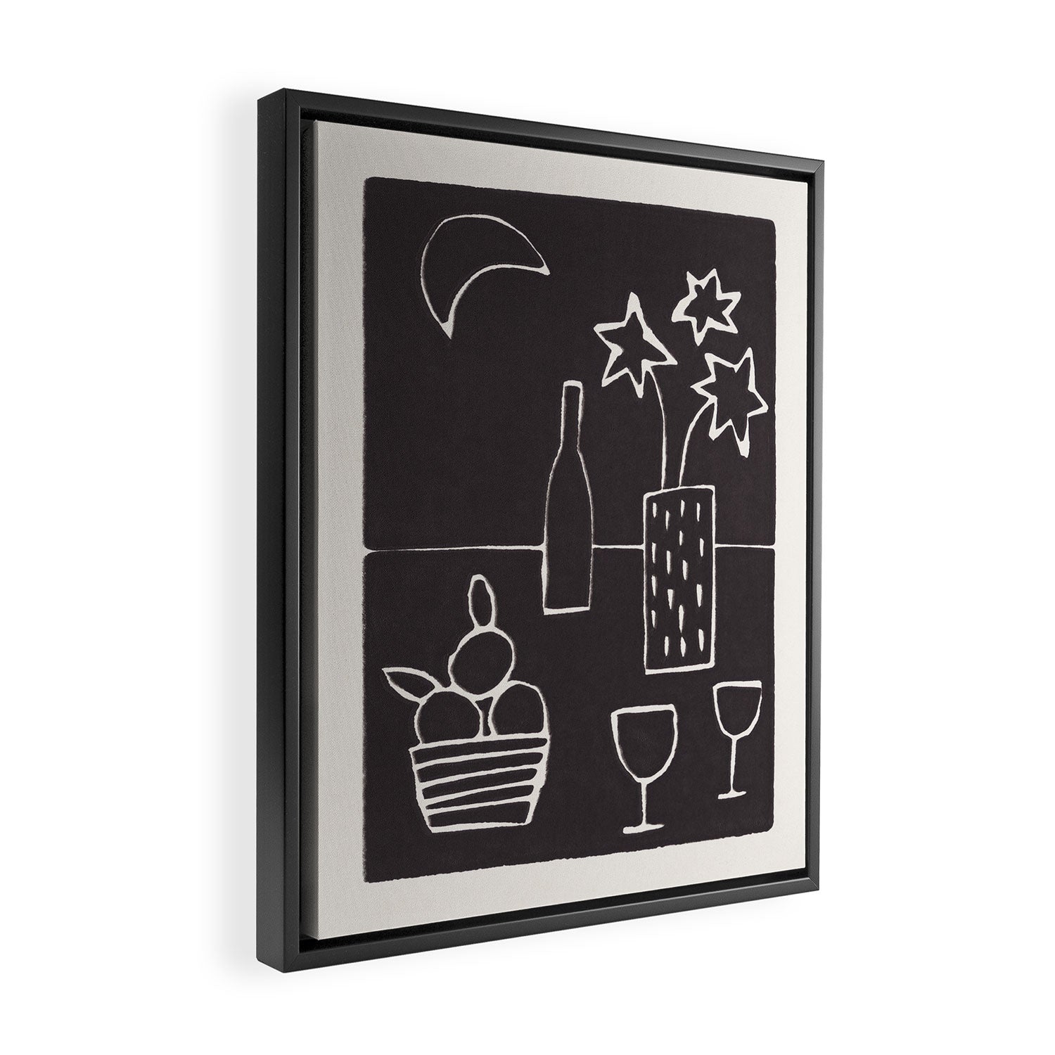 Table for Two Framed Canvas Print Gallery Image 2