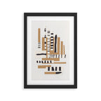 Tapestry of Lines #2 Framed Art Print Gallery Image 2