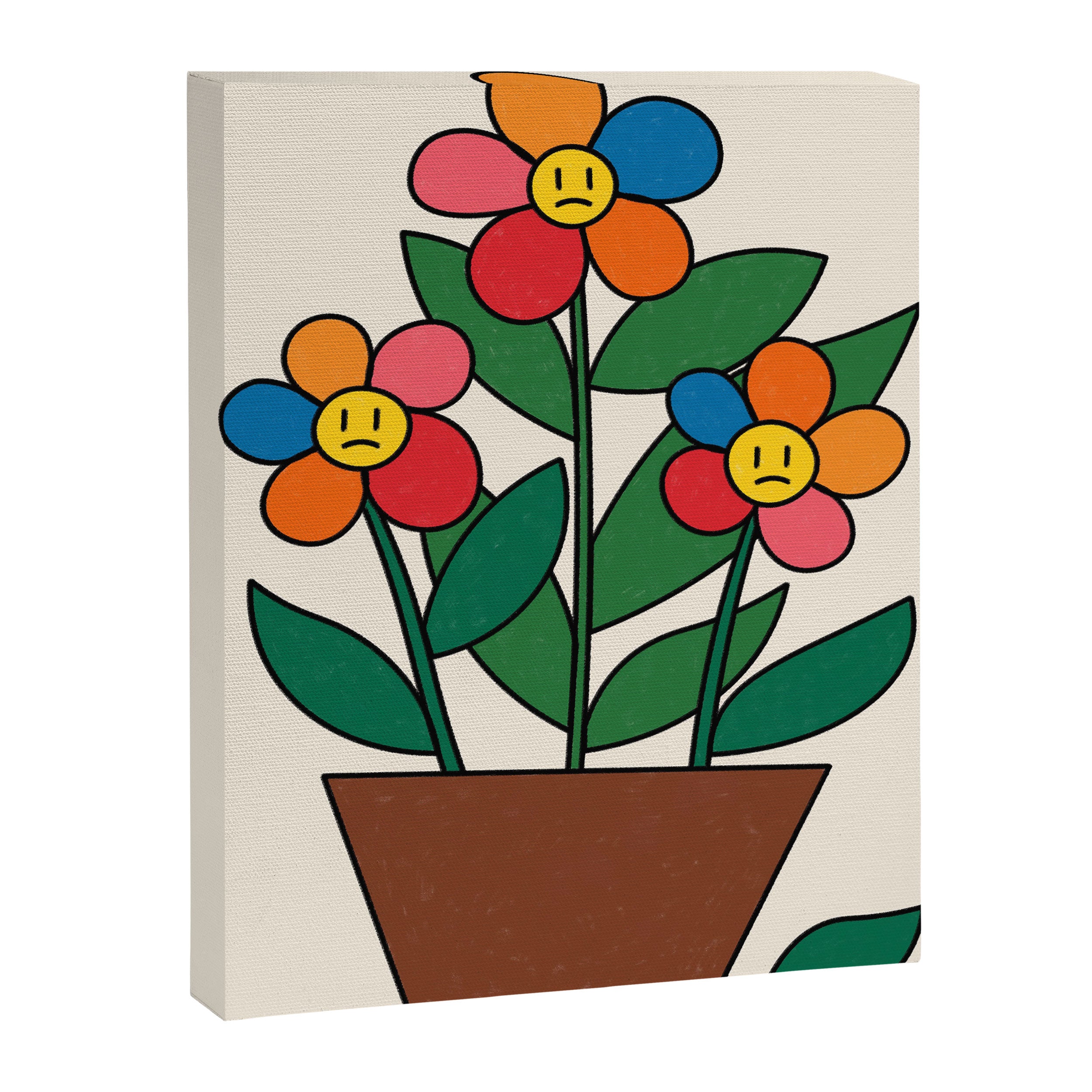 The True Reality / Flowers Canvas Print Gallery Image 6