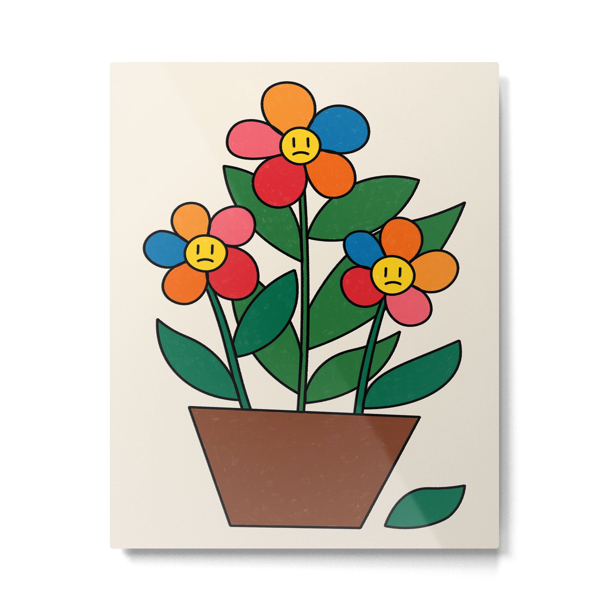 The True Reality / Flowers Metal Print Gallery Image 4