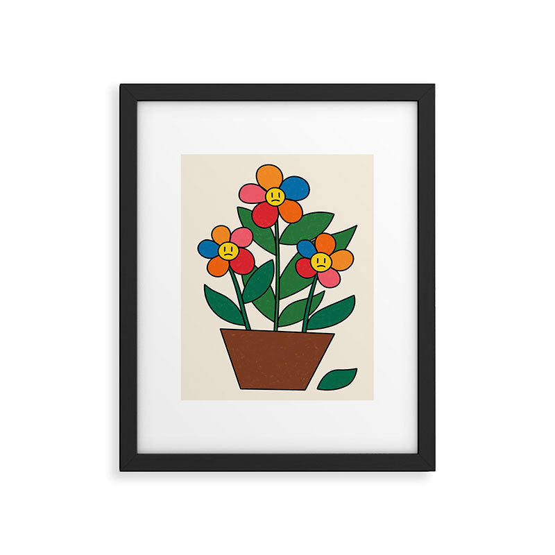 The True Reality / Flowers Framed Art Print Gallery Image 5