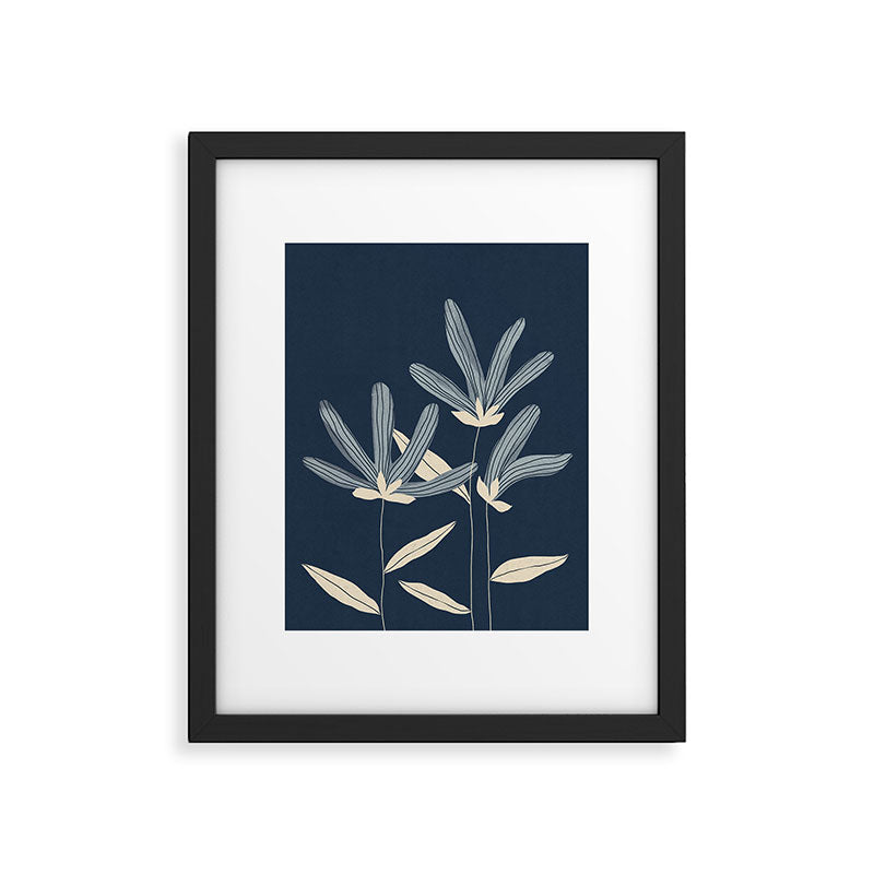 Three Flowers Framed Art Print Gallery Image 6
