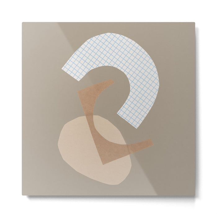 Three Shapes #1 Metal Print Gallery Image 1