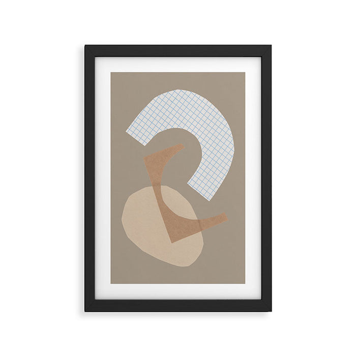 Three Shapes #1 Framed Art Print Gallery Image 1
