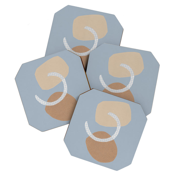 Three Shapes #2 Coaster Gallery Image 1