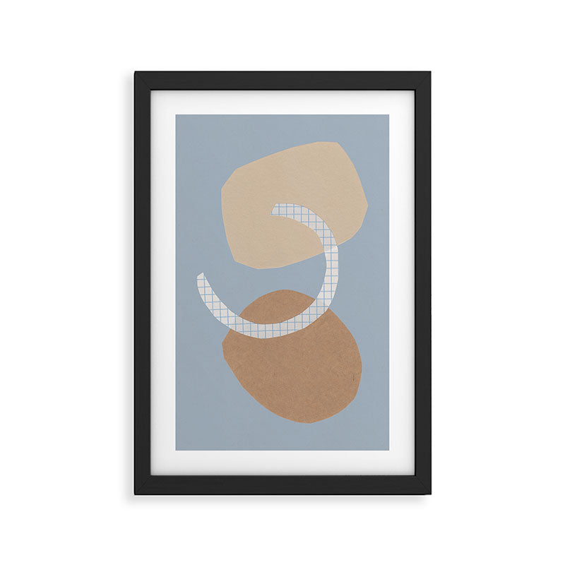 Three Shapes #2 Framed Art Print Gallery Image 3