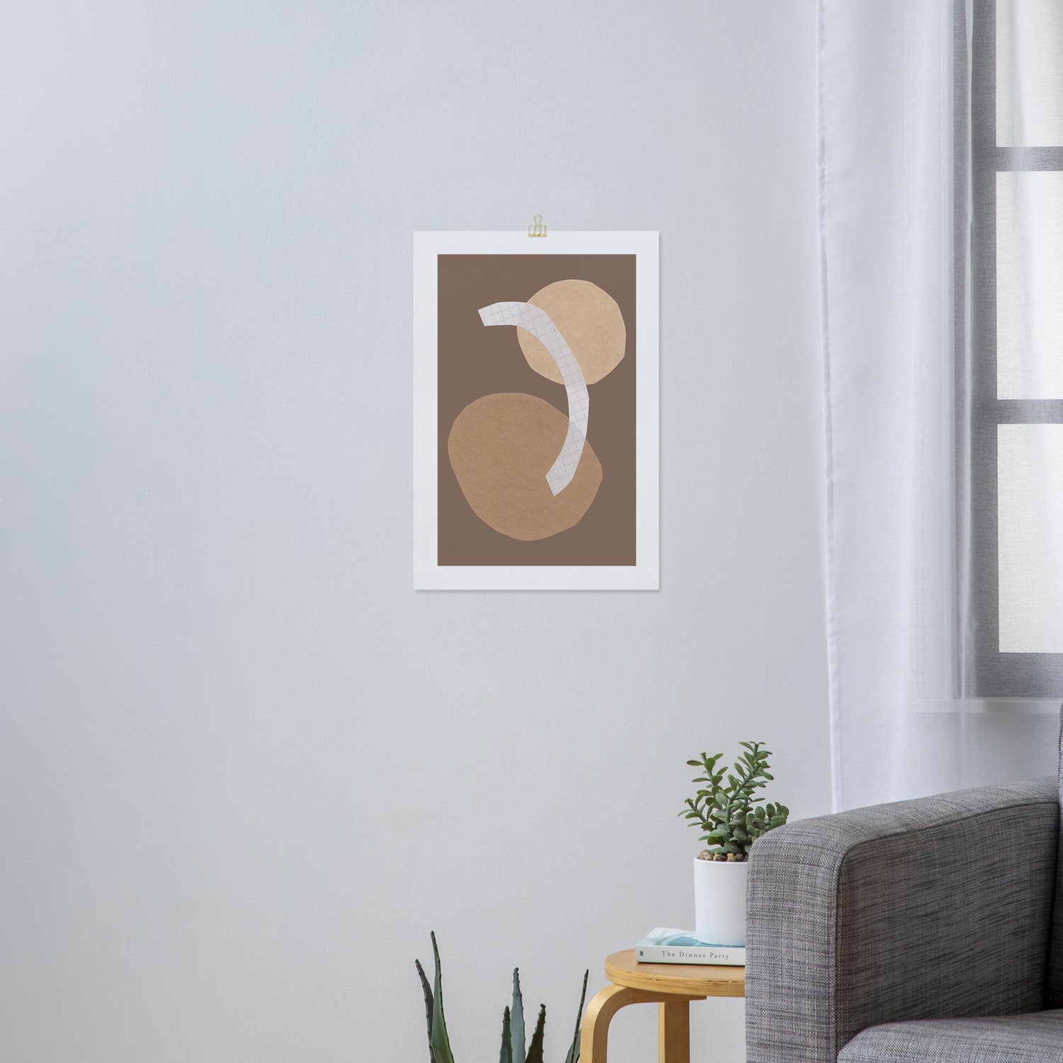 Three Shapes #4 Art Print Gallery Image 3