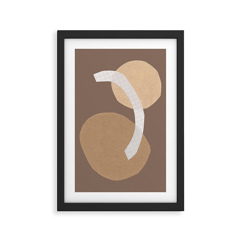 Three Shapes #4 Framed Art Print Gallery Image 3