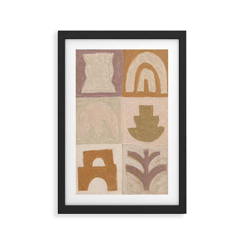 Tiles Framed Art Print Gallery Image 3