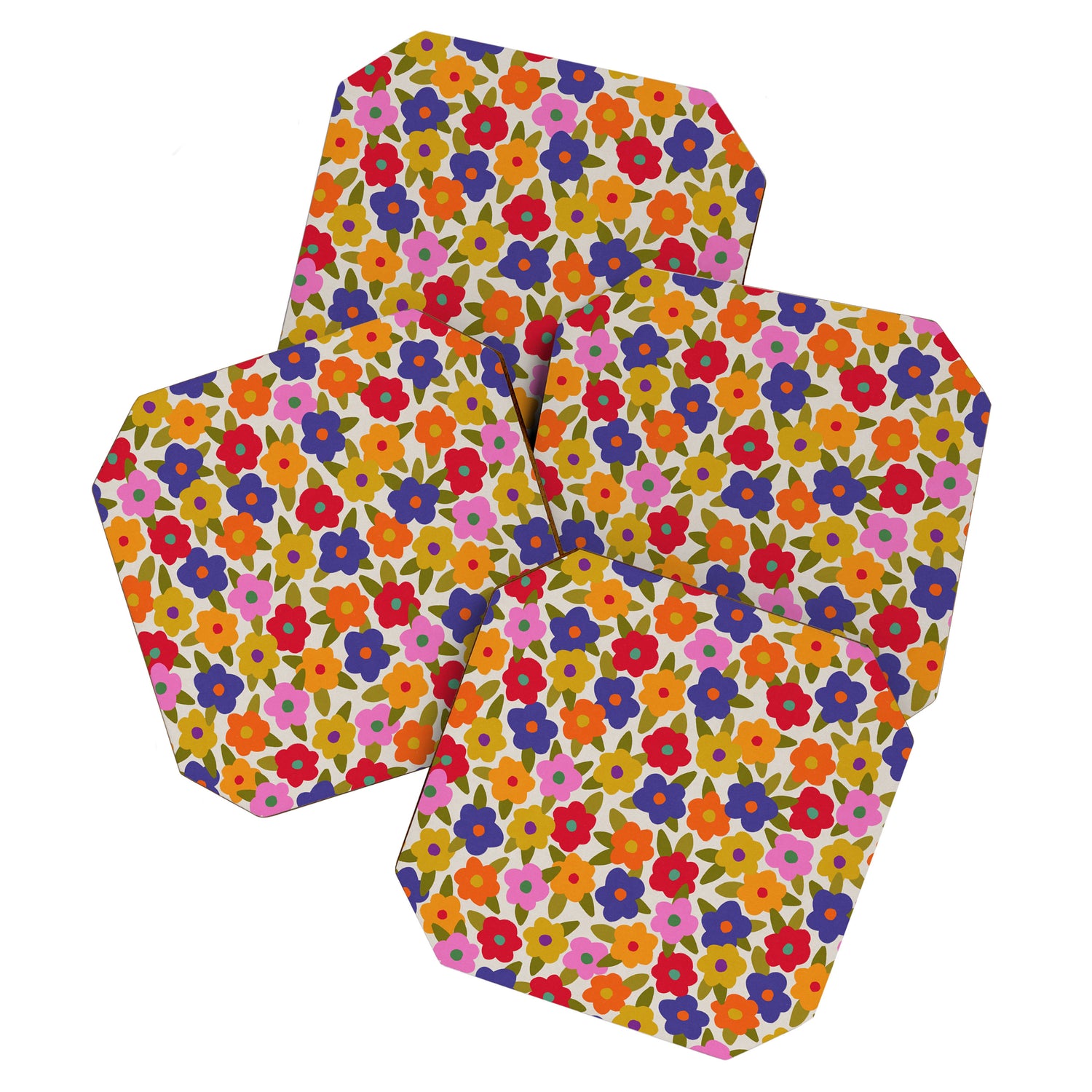 Tiny Flower Pattern #1 Coaster Gallery Image 1