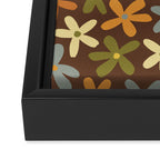 Tiny Flower Pattern #2 Framed Canvas Print Gallery Image 3