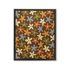 Tiny Flower Pattern #2 Framed Canvas Print Gallery Image 6
