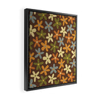 Tiny Flower Pattern #2 Framed Canvas Print Gallery Image 2